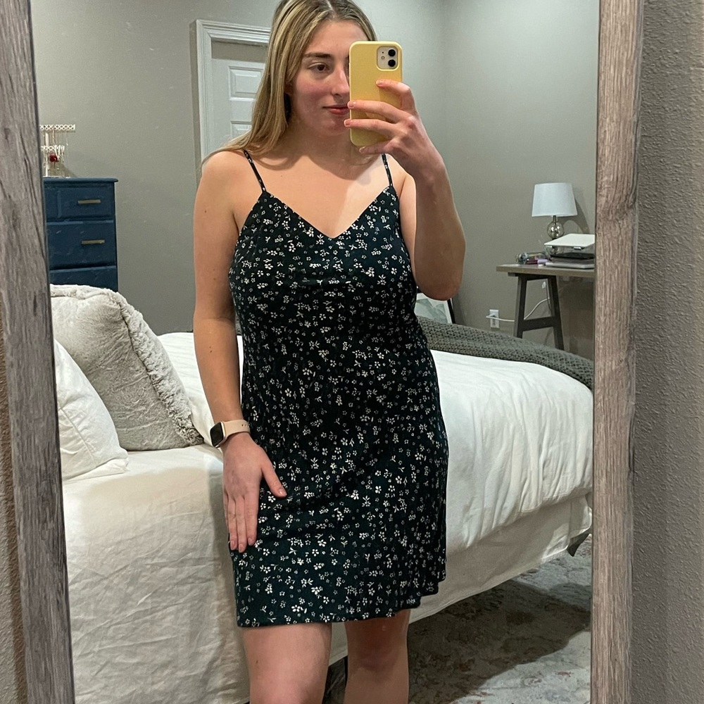 LA Hearts Green Mini Dress